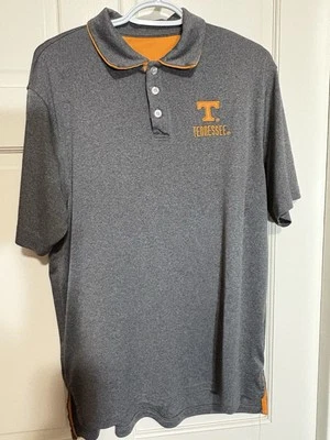 Tennessee Volunteers Gray Polo Shirt—Men’s Medium - Image 1 of 4