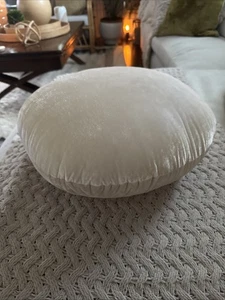 West Elm Round Lush Velvet Pillow - Picture 1 of 3