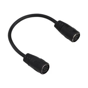 DIN 8Pin Female To Female Adapter 0.66ft PVC Pure Copper Core Flexible DIN 8P FY - Afbeelding 1 van 22
