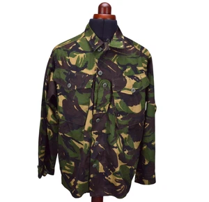 British Army Camo Military Woodland DPM Shirt 170/104 L Short Zip - Picture 1 of 10
