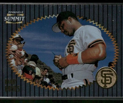 1996 Summit #107 Barry Bonds Silver Foilboard - Image 1 of 2