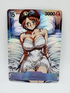 Tarjeta holográfica arte Doujin Kawaii hágalo usted mismo boda Nami Goddess Story de una pieza - Imagen 1 de 1