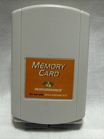 Performance Memory Card For Sega Dreamcast P-20-316