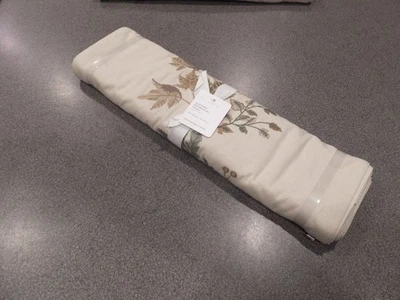 NUEVO RARO Corredor de Mesa Bordado Botánico Pottery Barn Otoño Foto 1 de 4