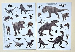 Jurassic World/Dinosaurs. Stickers sheets. Lot Of 2. - Picture 1 of 1