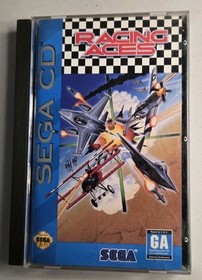 Racing Aces (Sega CD, 1993) CIB Complete Tested - broken case