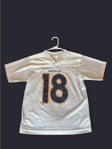 NFL Denver Broncos Payton Manning Youth Football Jersey Size Medium - Picture 1 of 7