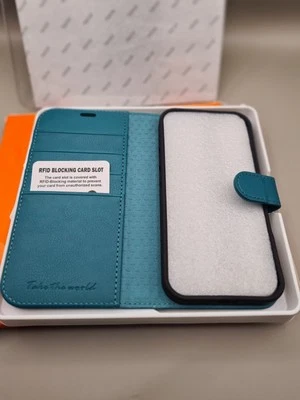 TUCCH Wallet Case for iPhone 16 (6.1") 2024 5G, PU Leather Foldable Case with[RF - Image 1 of 3