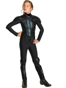 Hunger Games Katniss Everdeen Mockingjay Girl's Costume - Picture 1 of 4
