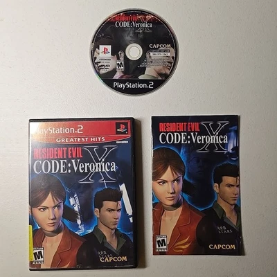 Resident Evil Code Veronica X PS2 PlayStation 2 Greatest Hits Complete (Tested) - Image 1 of 4