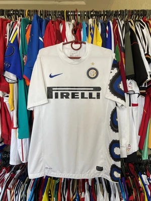 CAMISA DE FUTEBOL INTER MILAN 2010 2011 FORA DE CASA NIKE 382248-105 tamanho G masculina - Imagem 1 de 4