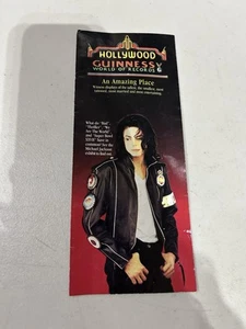 Michael Jackson cover Hollywood Guinness world records pamphlet - Picture 1 of 4