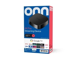 onn Google TV 4K Plus Streaming Device (2025) 4K UHD, Dolby Vision, Dolby Atmos - Picture 1 of 12