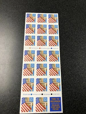 US Sc#2920c booklet of 20 small date plate# 11111 - Image 1 of 4