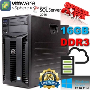 Dell PowerEdge T310 X3470 2.93Ghz Quad Core 16GB DDR3 1.8TB SAS 15K H200 2x PSUs - Picture 1 of 4