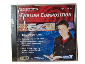Sealed Quickstudy English Composition Educational Software CD-ROM - Picture 1 of 2