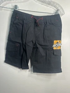 wrangler boys black cargo shorts size XS extra small 4 5 - Picture 1 of 4
