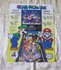 1992 Gottlieb Super Mario Bros. Pinball Flyer