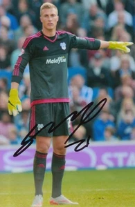 CARDIFF CITY HAND SIGNED SIMON MOORE 6X4 PHOTO. - Picture 1 of 1