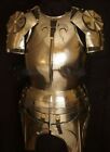 16 Guage Hammered Steel Knight Tornament Gothic Cuirass With Pauldrons & Tassets