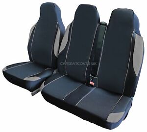 LEOPARD Faux FUR VAN Seat COVERS 96-06 Single Fiat Scudo Double