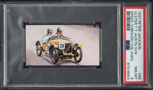 1937 PETER JACKSON SPEED THROUGH THE AGES ULSTER T.T. AUSTN SEVEN #89 PSA 8 - Picture 1 of 2
