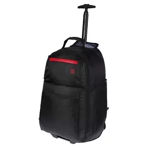 Mochila grande hombre mujer con ruedas bolsa de viaje carro bolsa de viaje escuela - Imagen 1 de 12