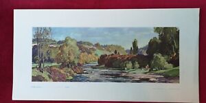 ALLENDALE NORTHUMBERLAND ORIGINAL BR LNER RAILWAY CARRIAGE PRINT 1950s SQUIRRELL>