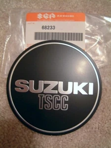 Suzuki LEFT side cover Generator Stator Emblem Badge gs750 gs1100 gsx1100 katana - Picture 1 of 1