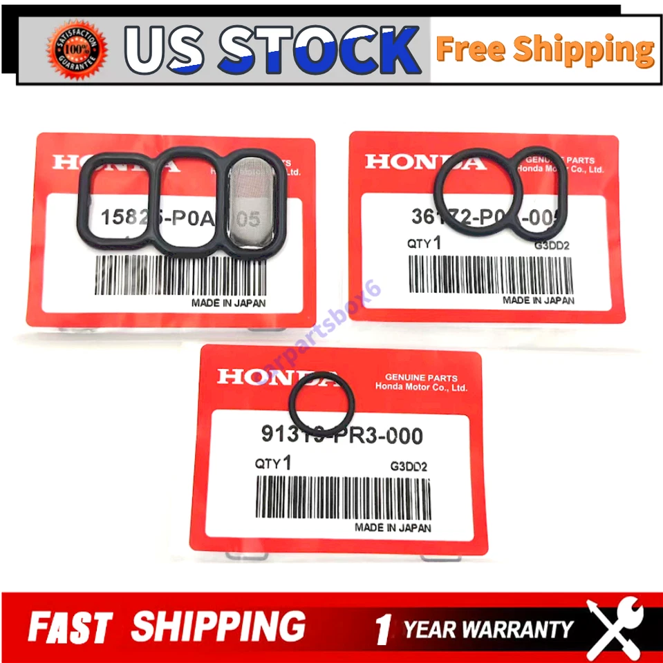 Junta de válvula de carrete solenoide VTEC nueva para Honda Accord Insight Odyssey 1994-2005 Foto 1 de 4