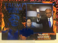 2016 Decision Under Fire Blue Donald Trump #TUF42 BLUE FOIL