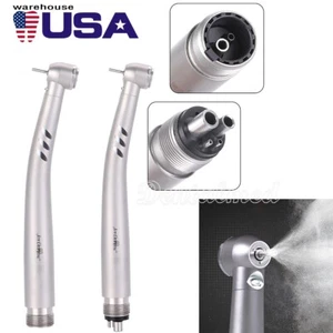 Dental Fiber Optic LED E-Generator High Speed Handpiece Air Turbine 2Hole 4Hole - Picture 1 of 26