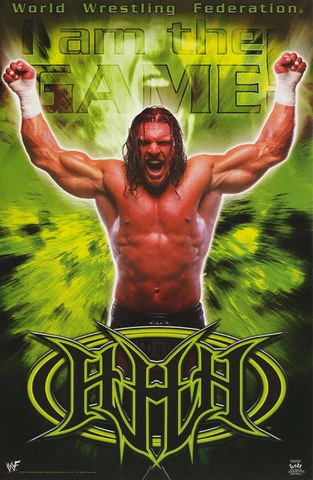POSTER :WRESTLING:TRIPLE H - I AM THE GAME - WWF - FREE SHIPPING ! #3499  RP59 K Cover