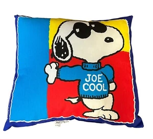 Vtg Snoopy "Joe Cool" Character Throw Pillow Peanuts United Feature Syndicate - Picture 1 of 7