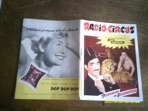 ANCIEN PROGRAMME CIRQUE " RADIO CIRCUS " ANNEE 1954 - RARE ! - Imagen 1 de 7