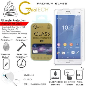 Genuine Gorilla Tempered Glass Film Screen Protector For Sony Xperia Z5 Premium - Picture 1 of 12