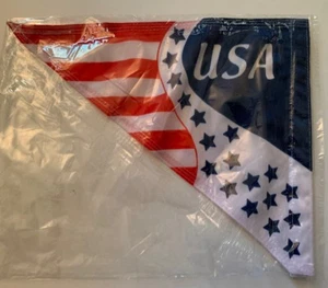 USA FLAG 12x10 With Velco Excellent for Fundraising Buy 10+ & Get Free Shipping - Picture 1 of 2