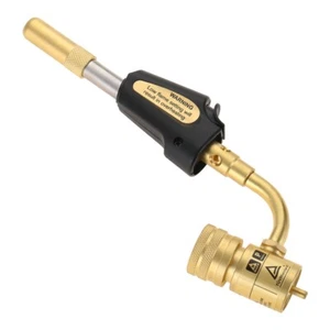 Propane Mapp Gas Turbo Torch Head With Trigger Adjustable Regulator Torch Kit - Picture 1 of 6