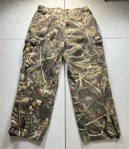 Gander Mountain Guide Series Pants Men L Camo Green Hunting Cargo RealTree - Picture 1 of 9