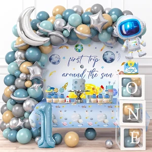 156Pcs First Trip around the Sun Decorations 1St First Birthday Decorations for - Picture 1 of 12
