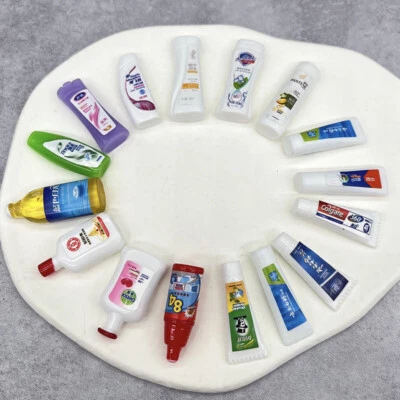 8Pc Dollhouse 1/12 Scale Miniature Toiletries Toothpaste Decorate Accessories - Image 1 of 4