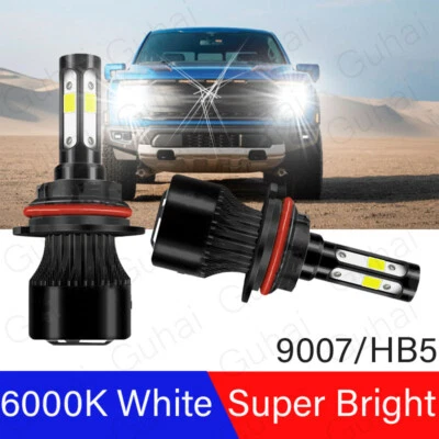 Kit de bombillas LED de 4 lados alto/bajo para Ford F-150 F-250 F-350 Super Duty 9007 Foto 1 de 4