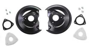 68-73 Mustang Brake Dust Shields Disc, Pair, 1968 1969 1970 71 72 73 - Foto 1 di 3