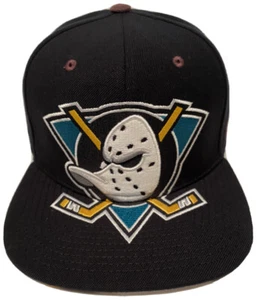 Zephyr NHL Anaheim Ducks "Menace" Flat Bill SnapBack Hat RARE NEW WITH TAGS - Picture 1 of 6