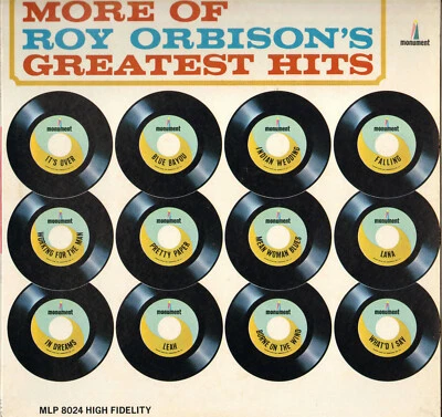 ROY ORBISON "MORE OF GREATEST HITS" POP ROCK LP 1964 MONUMENT MLP 8024 - Photo 1/3