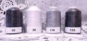 4 NEW different colors GUTERMANN miniking 100% polyester thread 1094 yd Spools - Picture 1 of 1