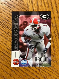 Reggie Brown 2003 Team issue Kroger Football card - UGA GEORGIA BULL DOGS