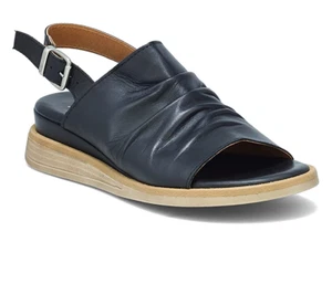Nuevas sandalias de cuero para mujer Miz Mooz Cornwall zapatos negros talla 39 (8,5-9) - Imagen 1 de 6