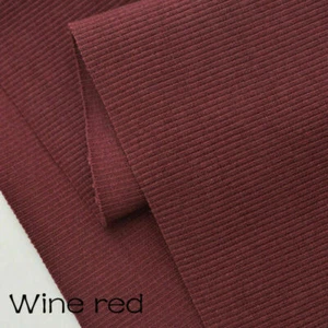 Solid Stretch Knit Cuff Waistband Leg Arms Rib Trim Jersey Ribbed Fabric NLK - Picture 1 of 21