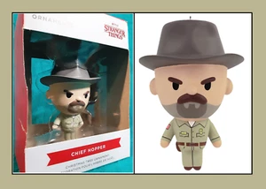 NEW 2021 Stranger Things 3" CHIEF HOPPER Ornament from Hallmark - Picture 1 of 6